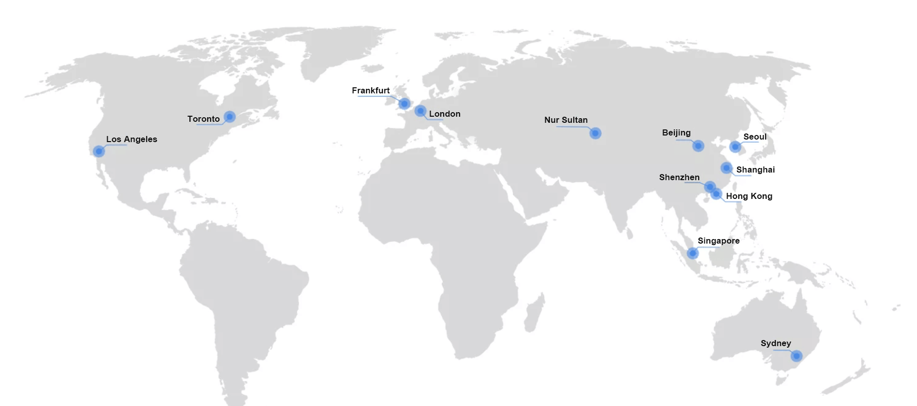 Global dağıtım ağı haritası