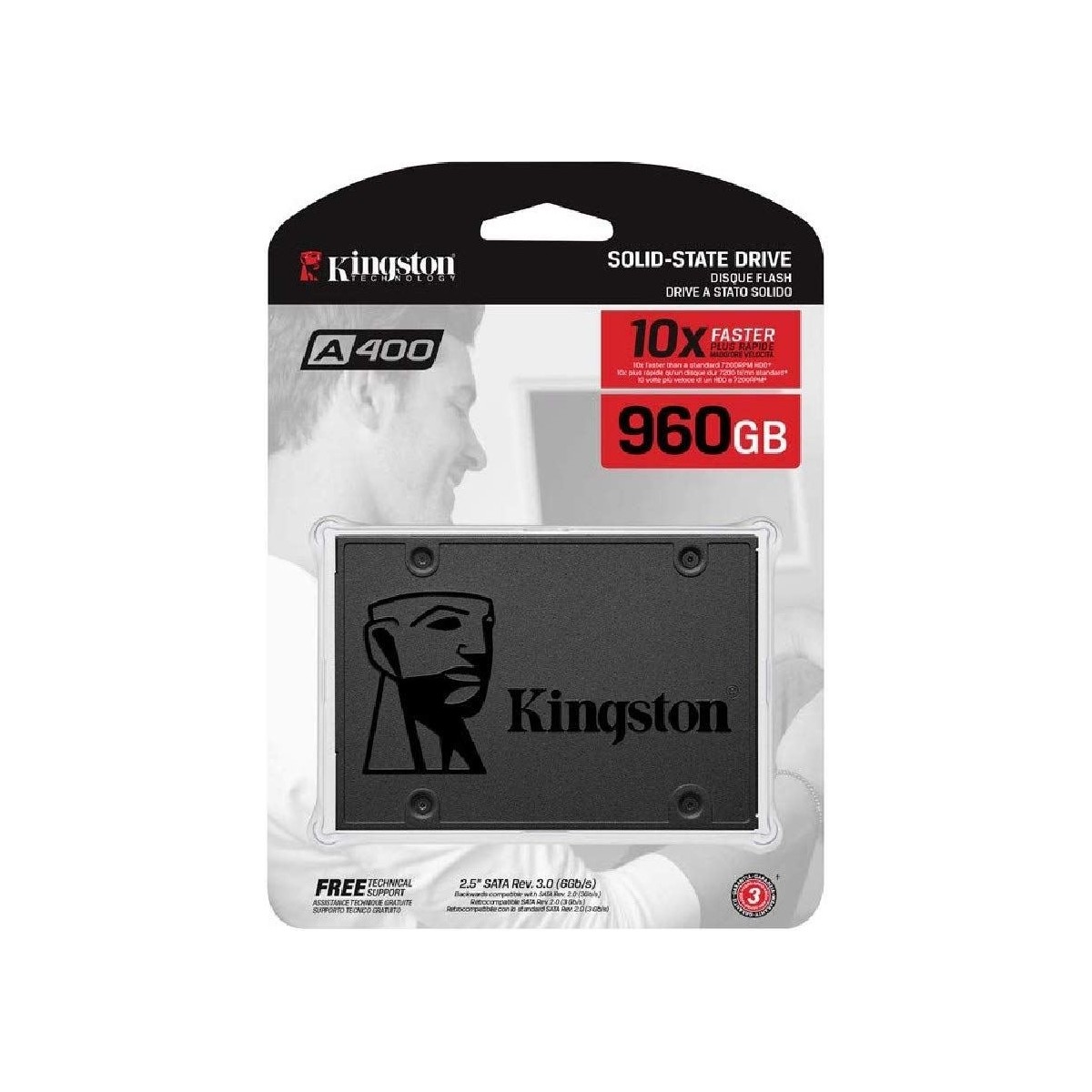 960GB SATA3 500-450MB Flash SSD