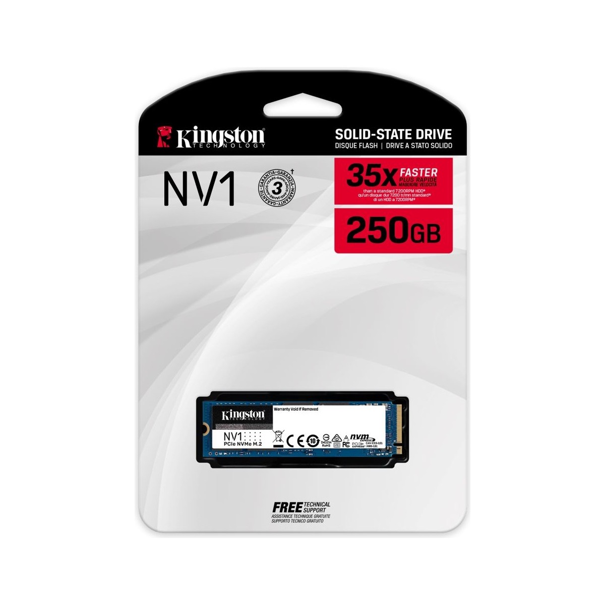 Nv1 250GB 2100-1100MB M.2 2280 SSD